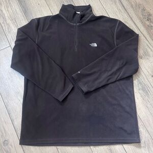 The North Face Jacket Mens XL Brown TKA 100 Quarter Zip Men's Xl